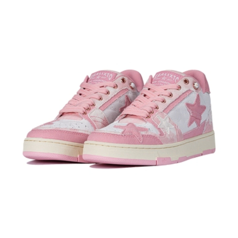 KAALIXTO丨Retro Star Sneakers pink
