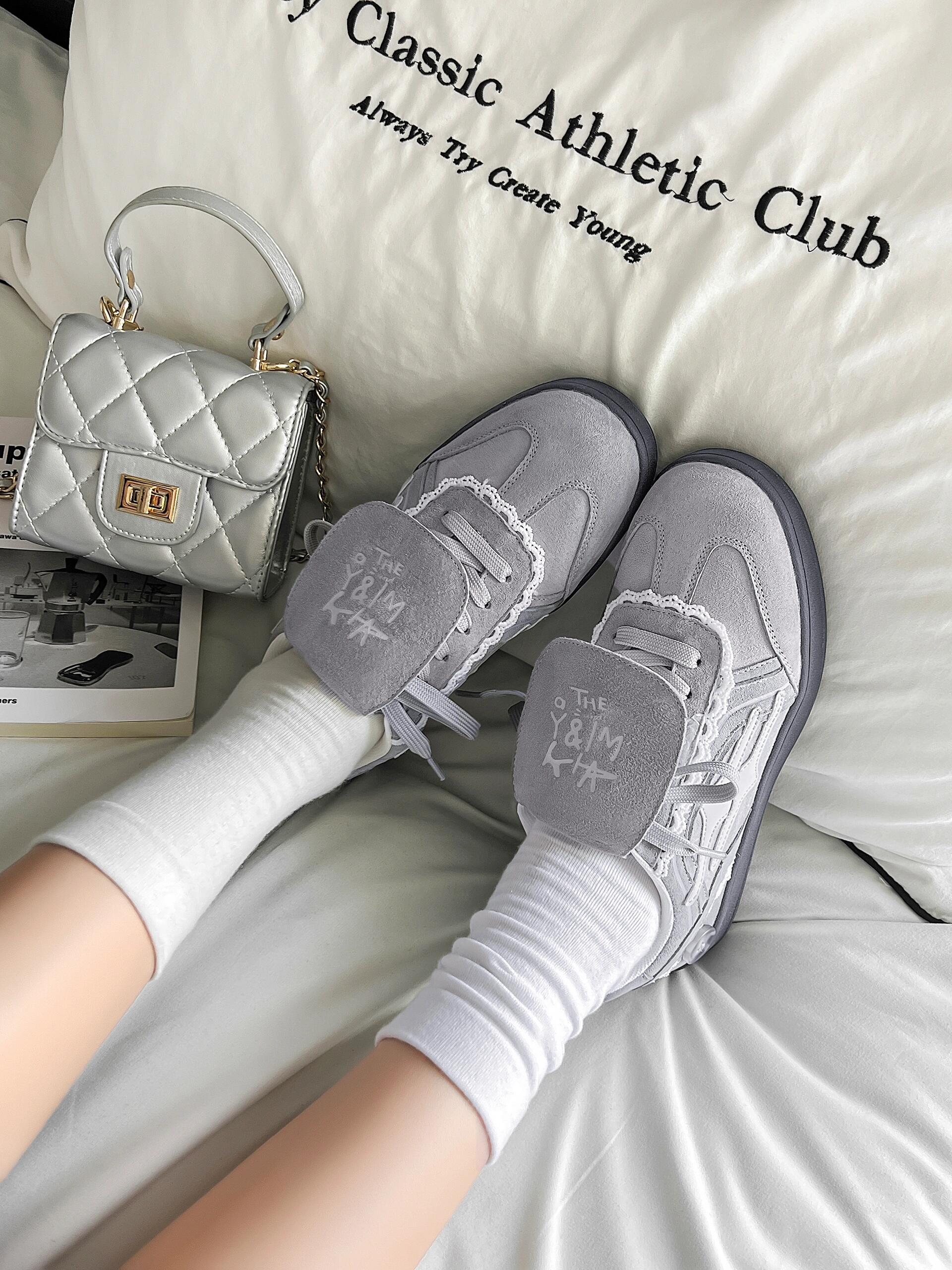 KILLWINNER丨Retro Training Sneaker-Lace Grey