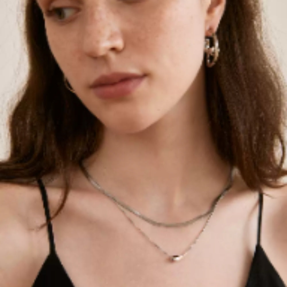 MONSECRET Snake Chain Necklace