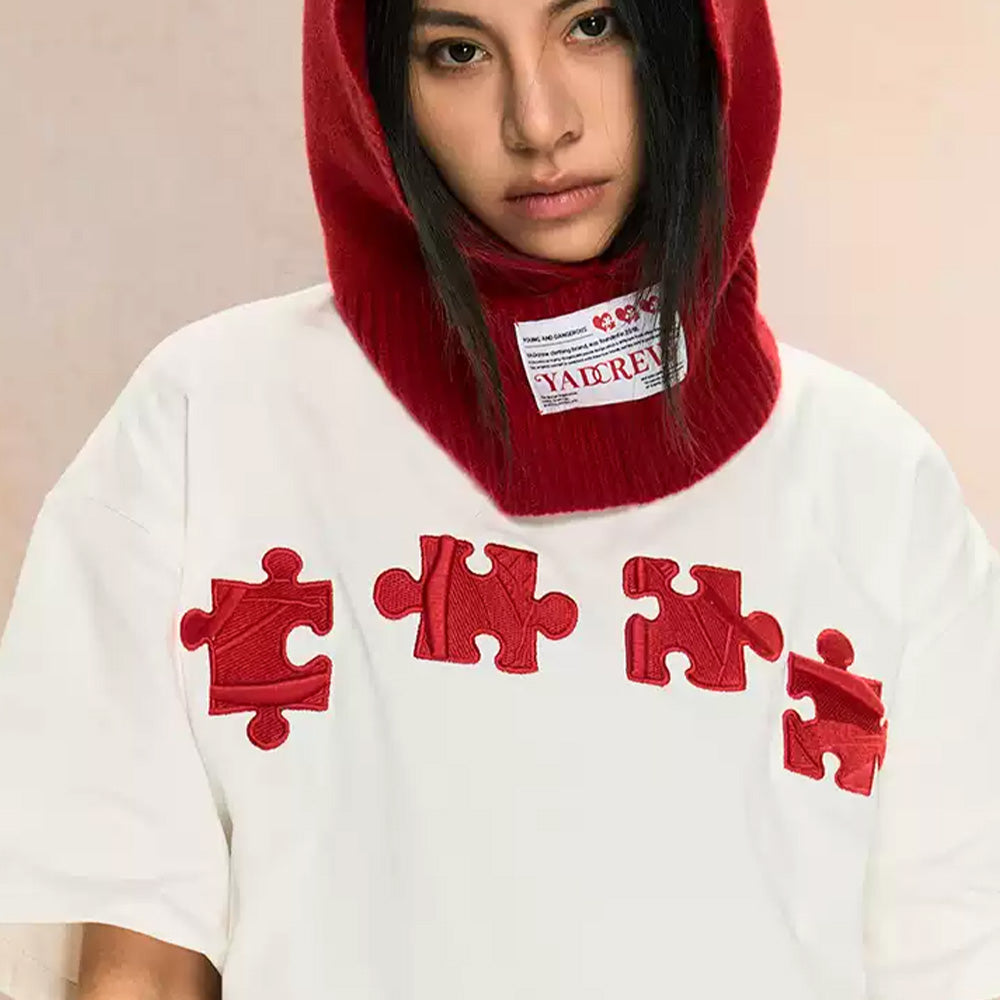 YADcrew Puzzle Print Tee