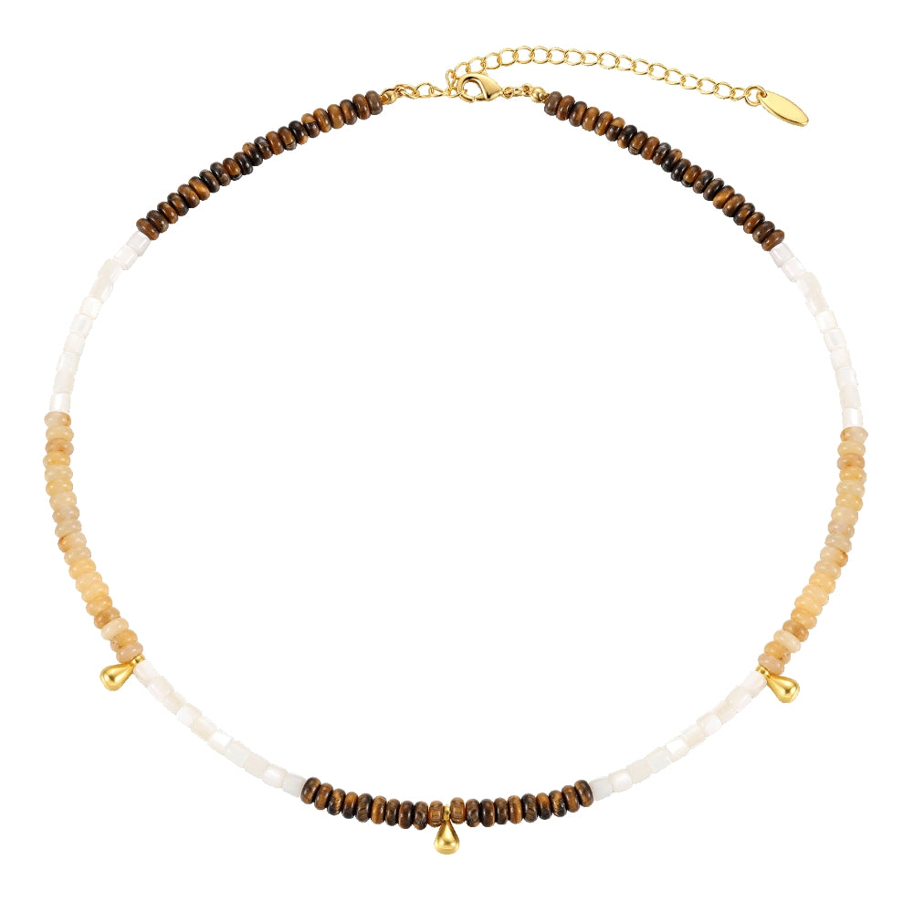 MFOW Tiger Eye Bead Necklace