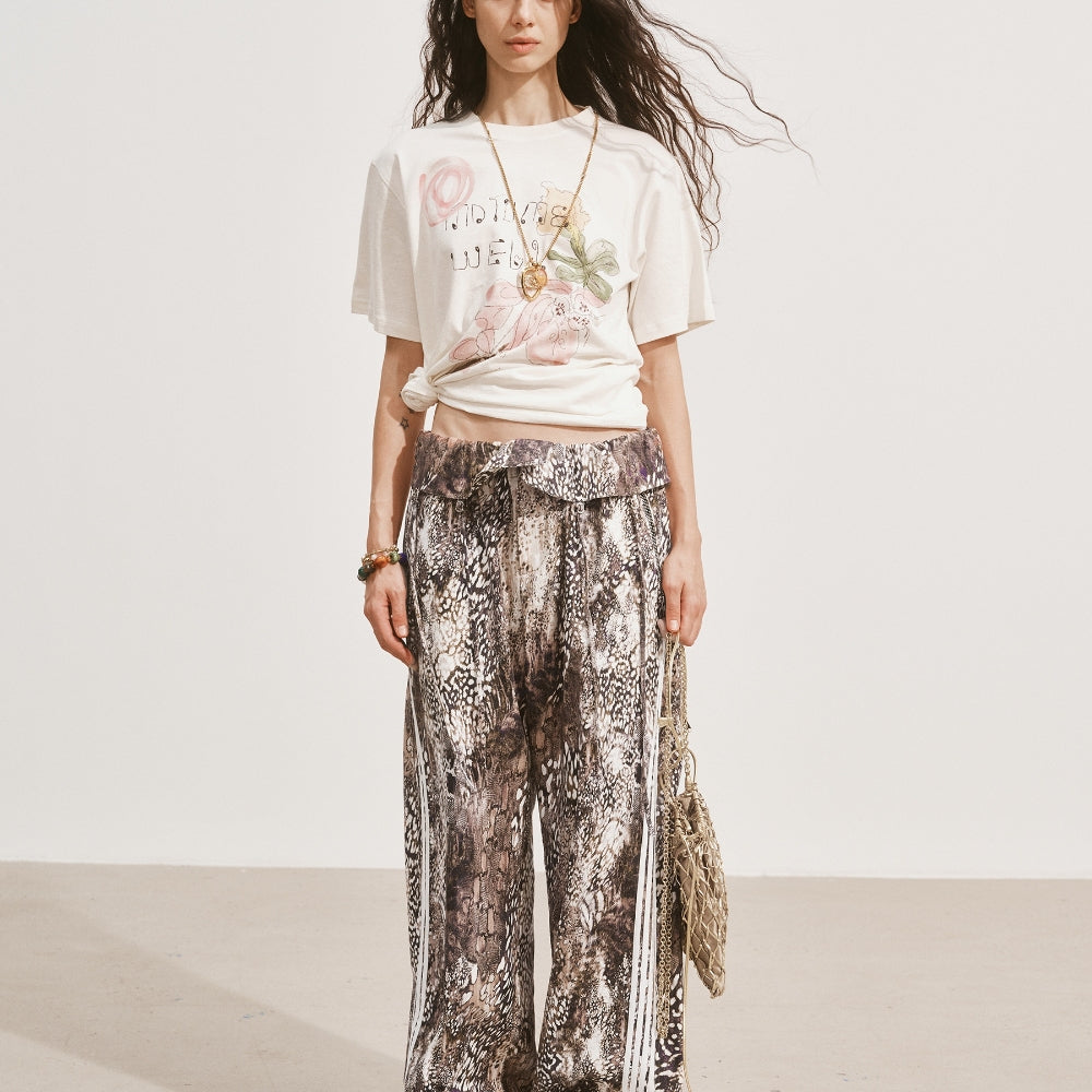 MEDIUM WELL Mulberry Silk and Cotton T-shirt