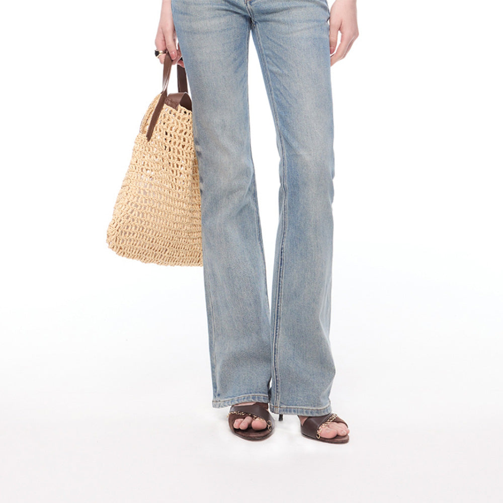 CNLEEWEI White Flared Jeans