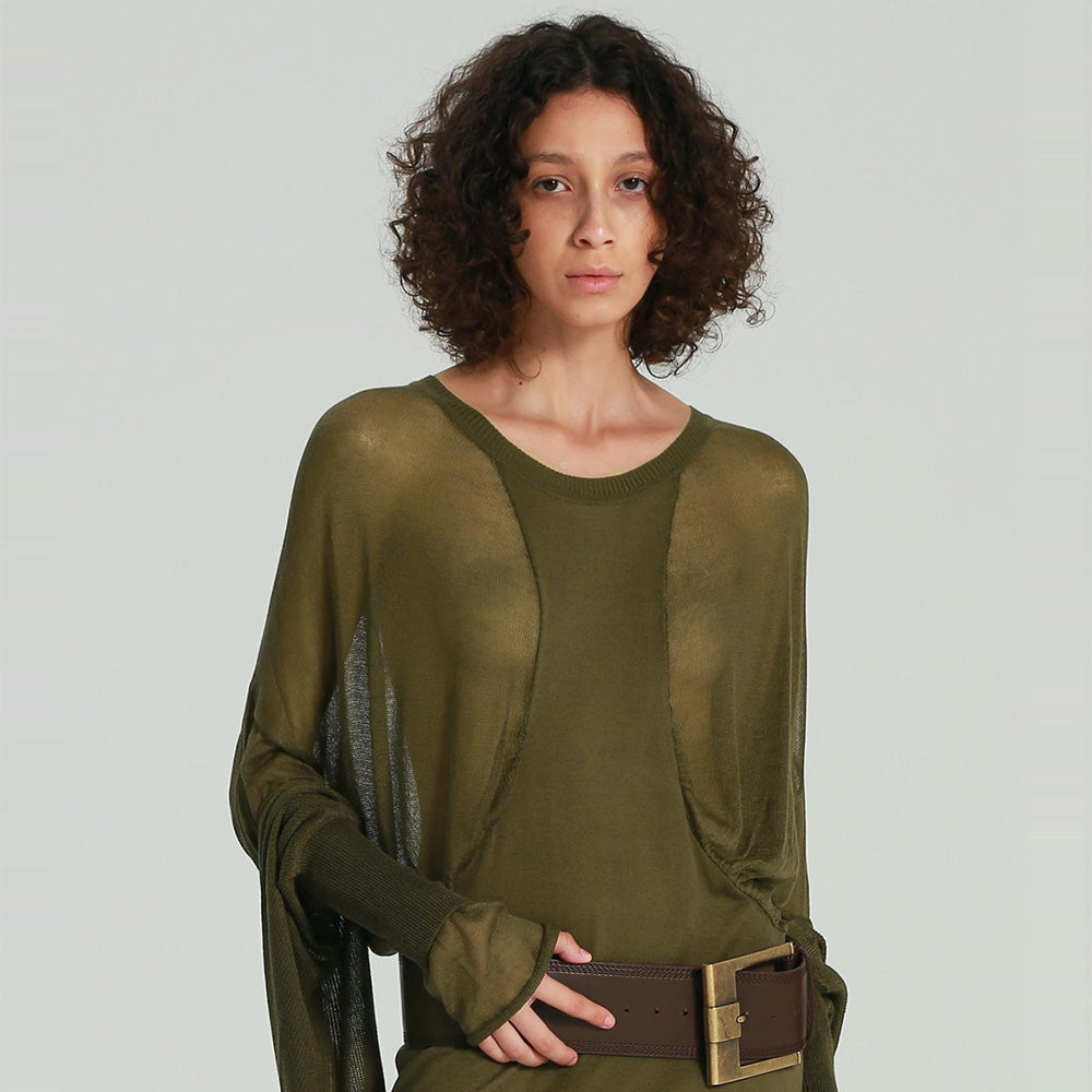 1COTHEN Butterfly Sleeve Dress