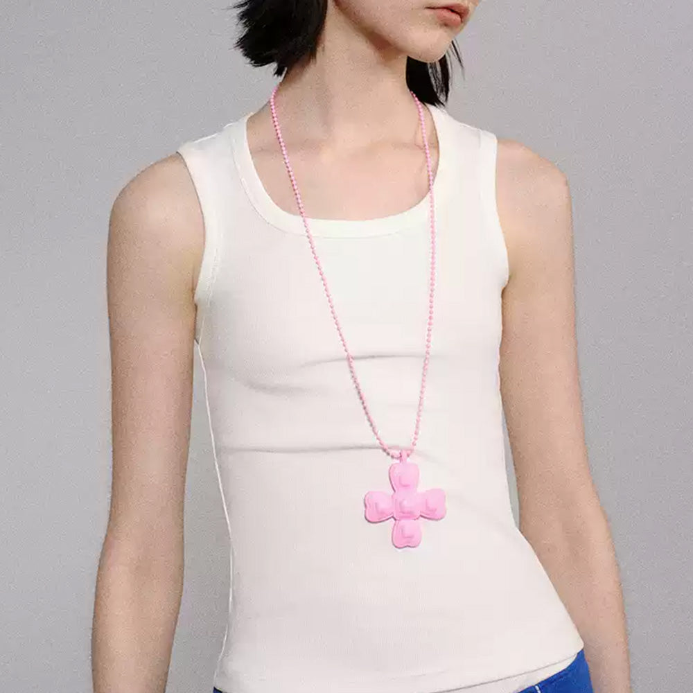 tokokkino Color Resin Bow Necklace
