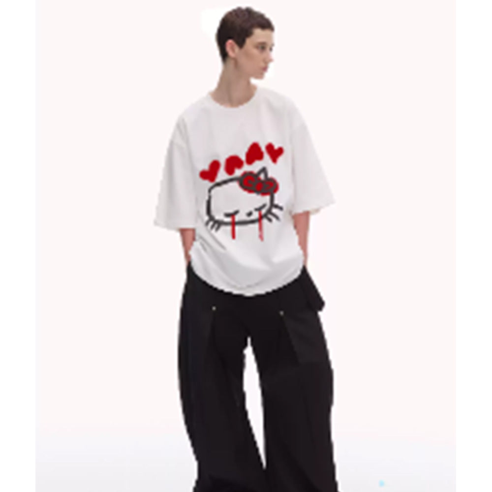 ANTERIORLOVED Hello Kitty Print T-shirt