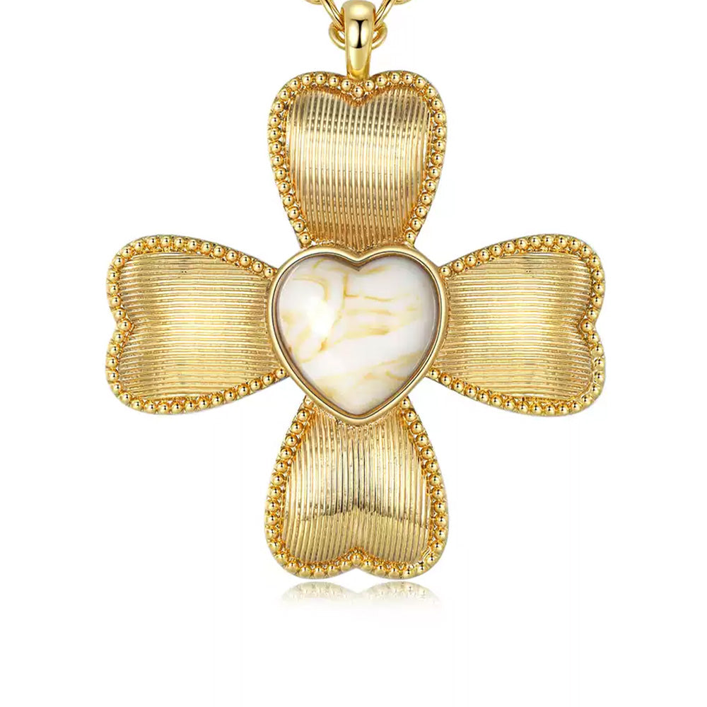 tokokkino Cream Bow Necklace