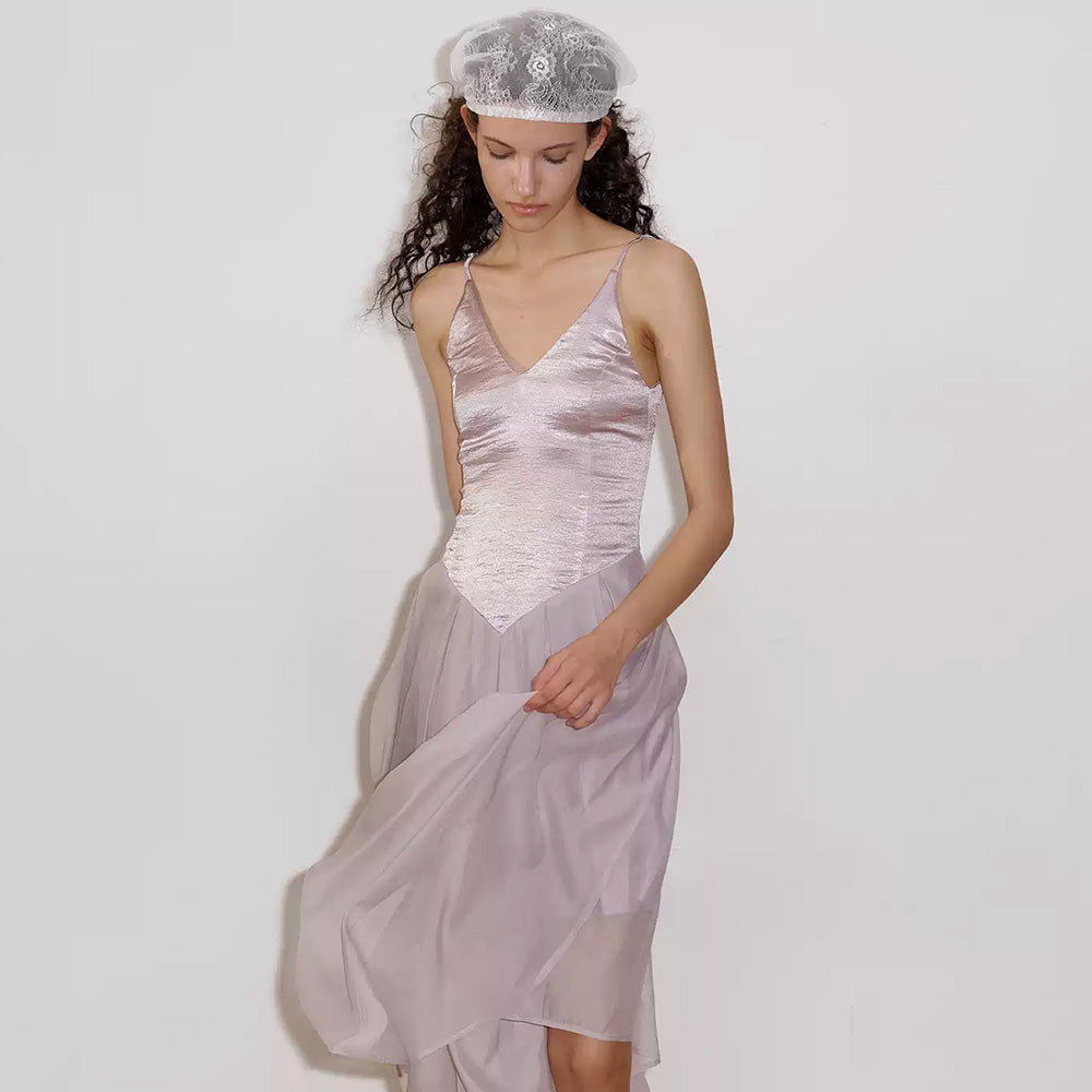 2AM POETRY Purple Tulle Dress