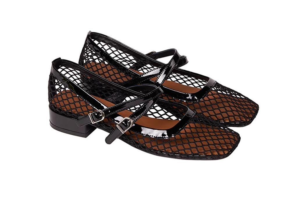 LACERTA Mesh Ballet Flats