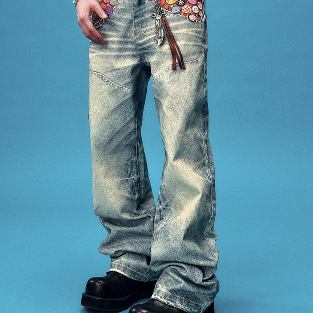 YADcrew Bottle Cap Jeans