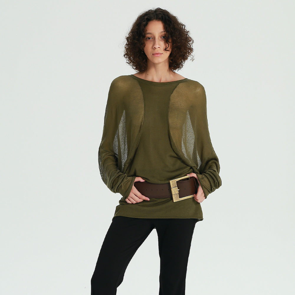 1COTHEN Butterfly Sleeve Dress