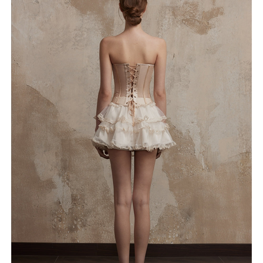 FA SOGNO Nude Corset Set