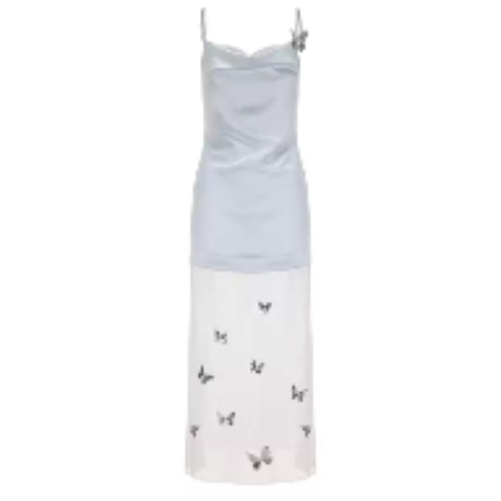 ARTE PURA Blue Sequin Dress