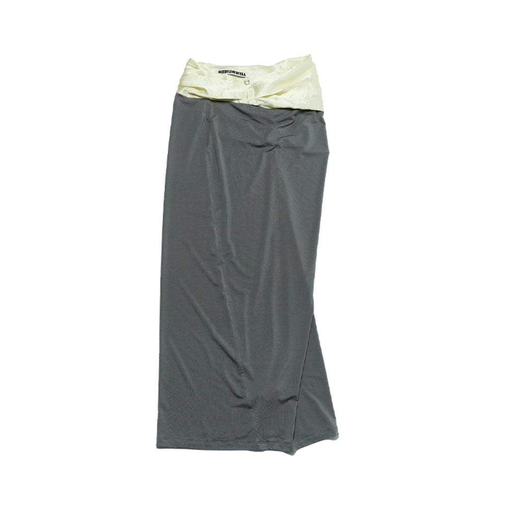 MEDIUM WELL TENCEL Wool Maxi Skirt