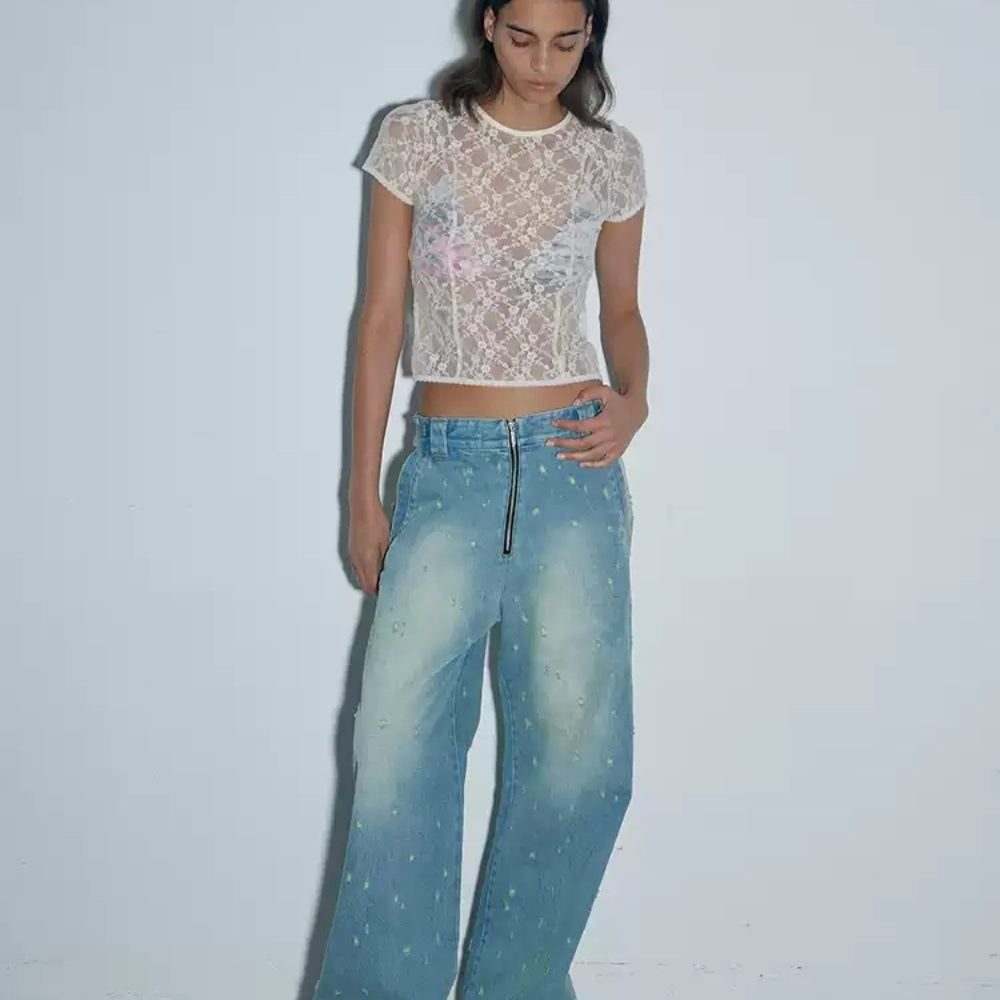 MEDIUM WELL Lace Top