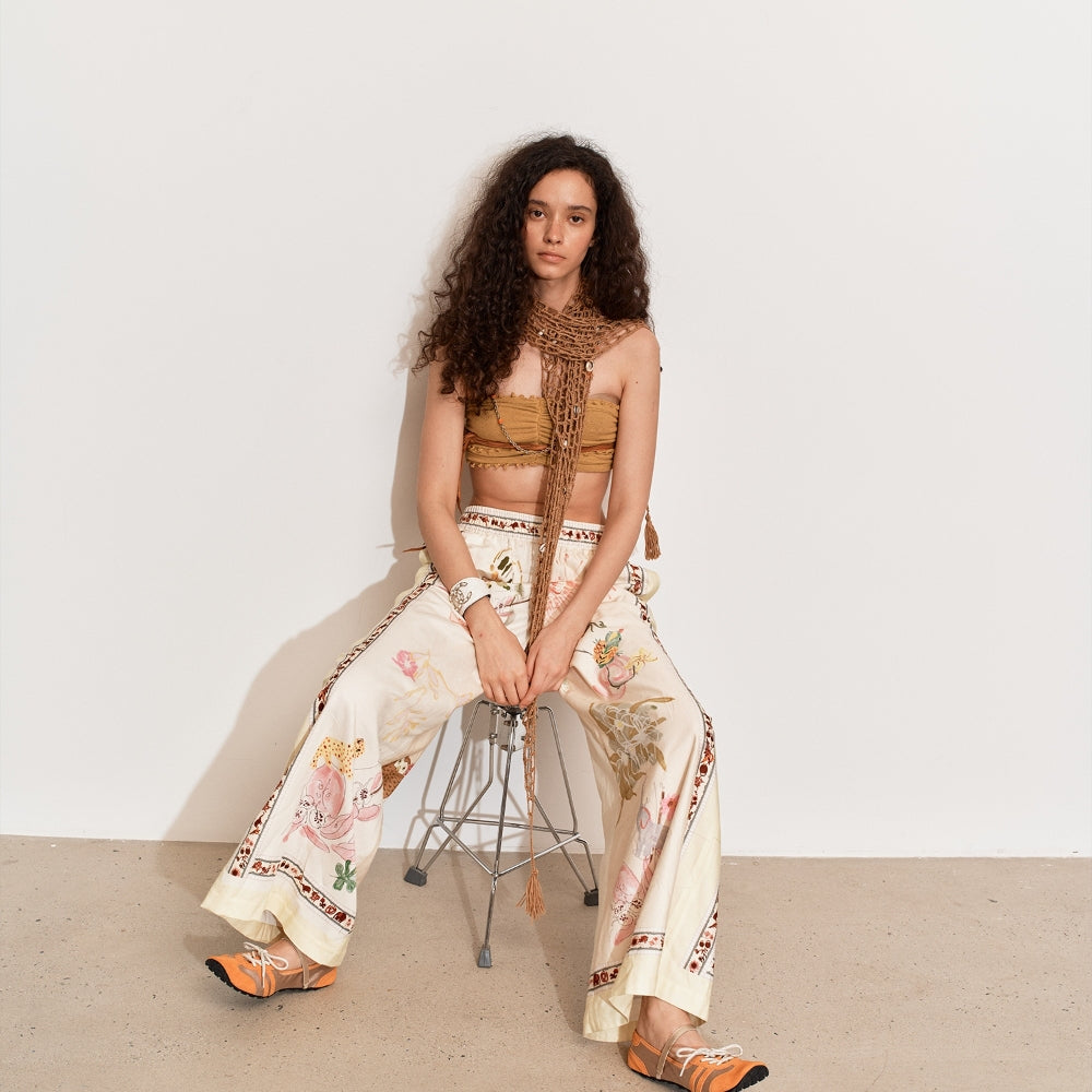 MEDIUM WELL Holiday Linen Pants