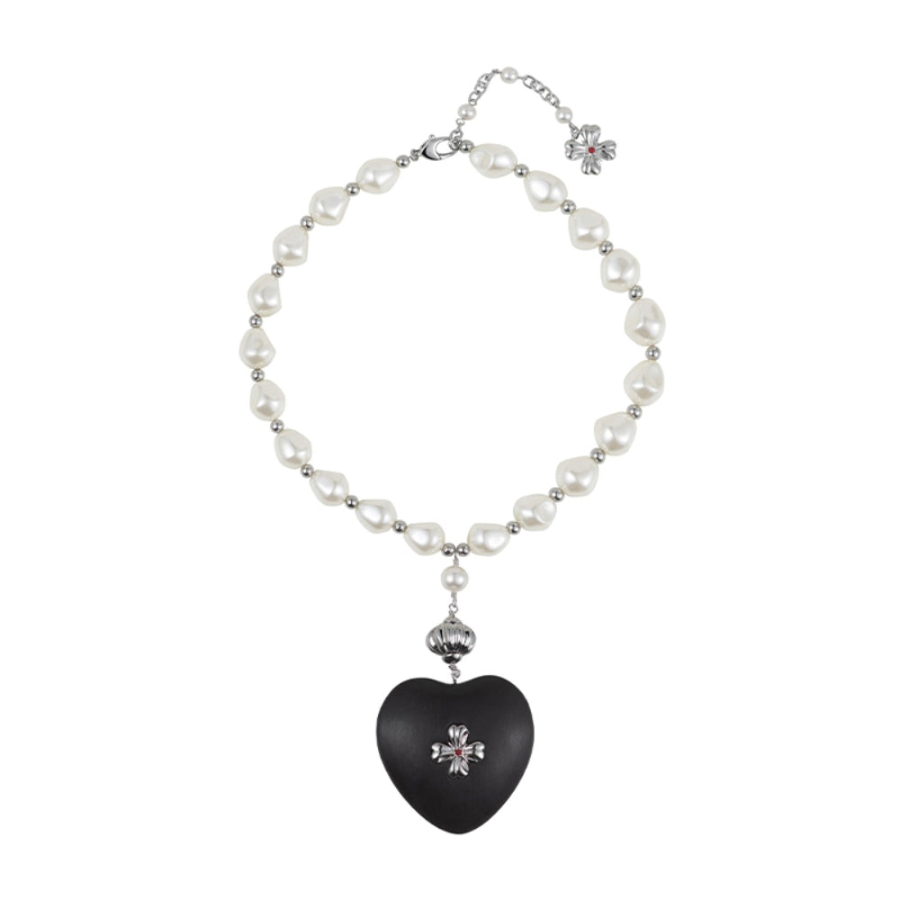 tokokkino Pearl Ebony Necklace