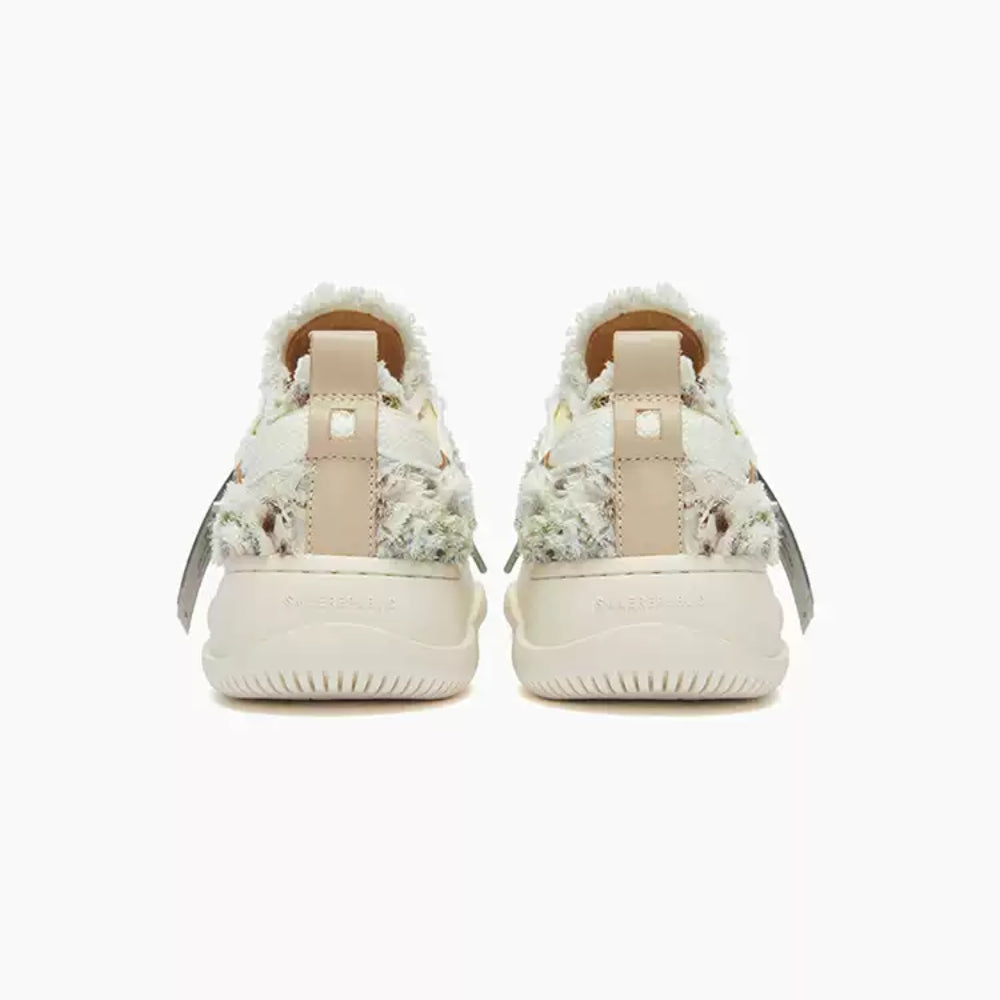 SMILEREPULIC Monet garden casual shoes white