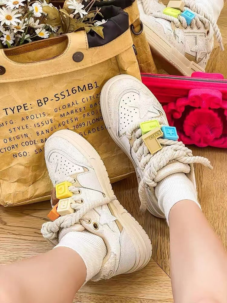 KAALIXTO丨Retro Star Sneakers-Lace Limited