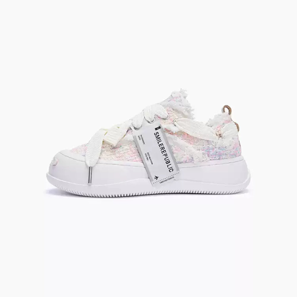 SMILEREPULIC open smile platform shoes blue