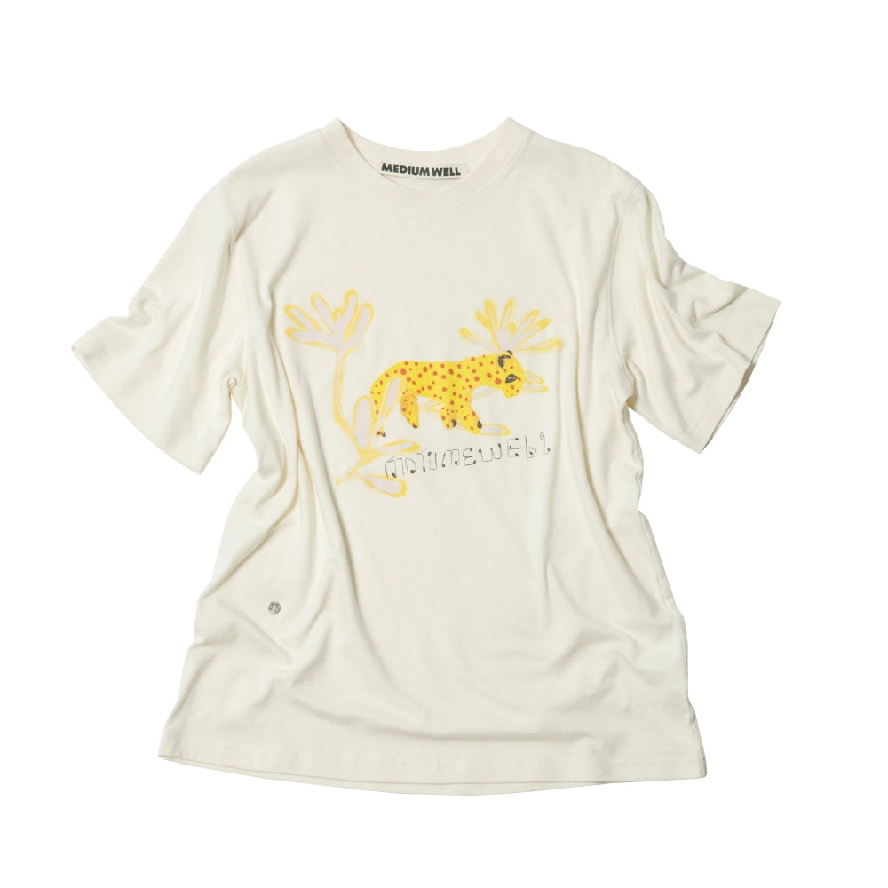 MEDIUM WELL Mulberry Silk and Cotton T-shirt