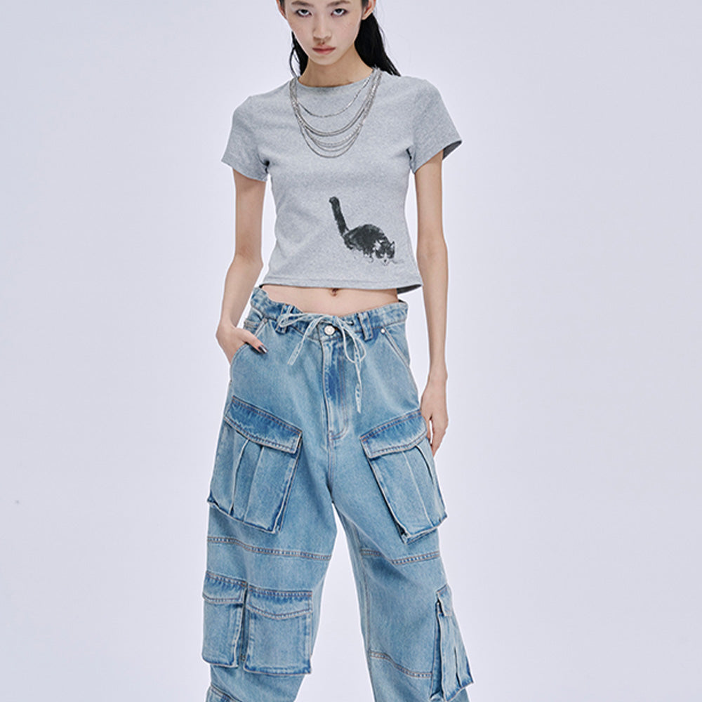 MARKGONG Fitted Cat Tee