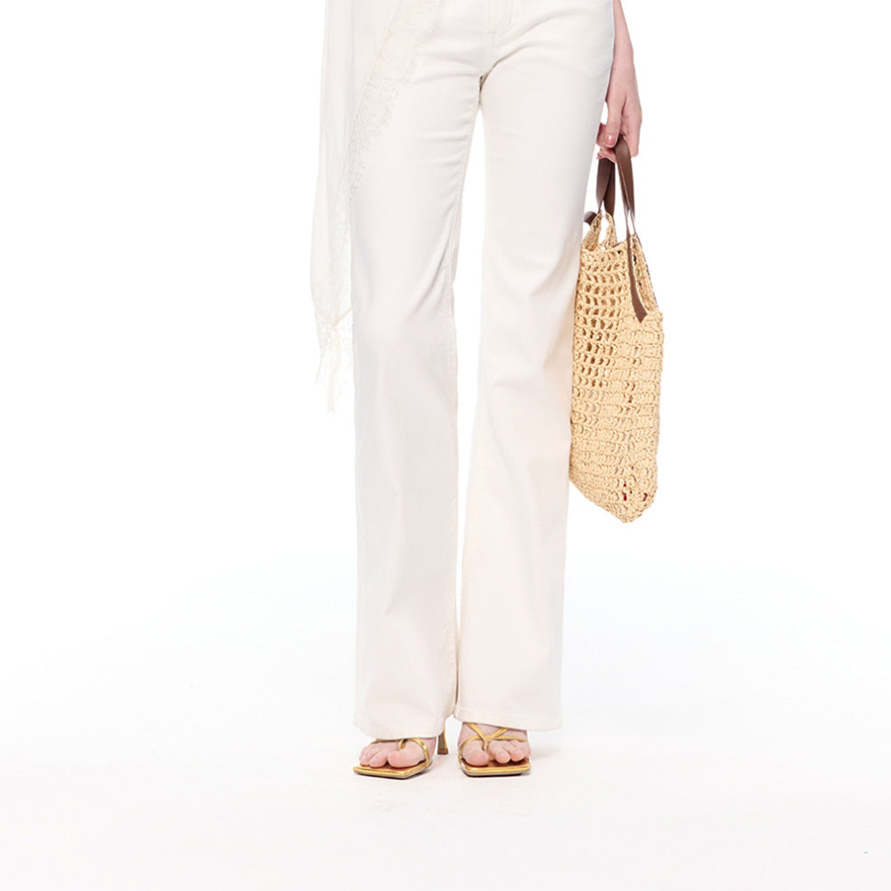 CNLEEWEI White Flared Jeans