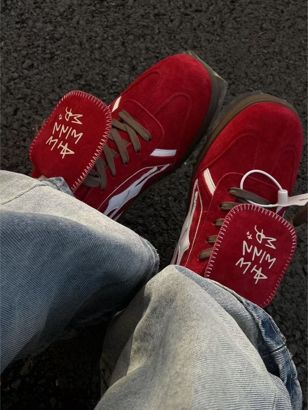 KILL WINNER Retro Training Sneaker-Red Velvet