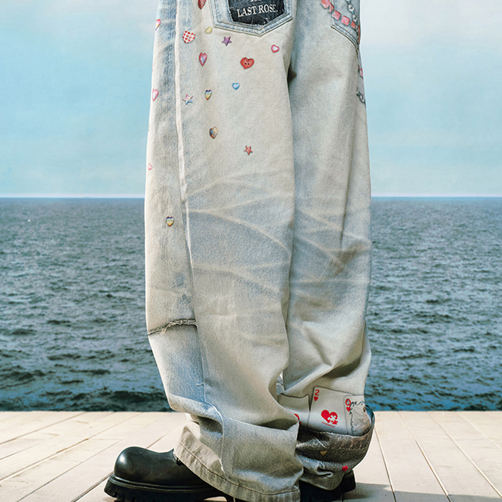 YADcrew Arrow Print Jeans
