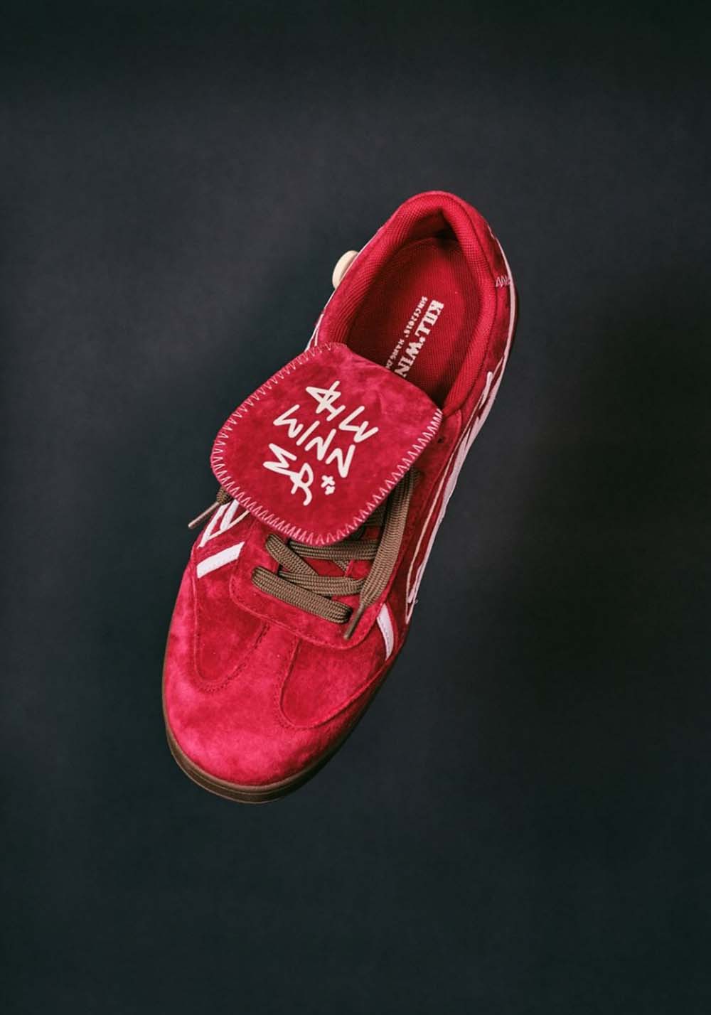 KILL WINNER Retro Training Sneaker-Red Velvet