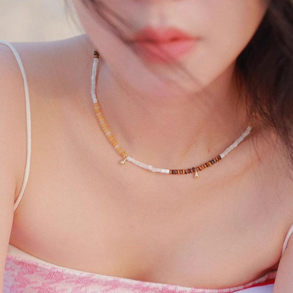 MFOW Tiger Eye Bead Necklace