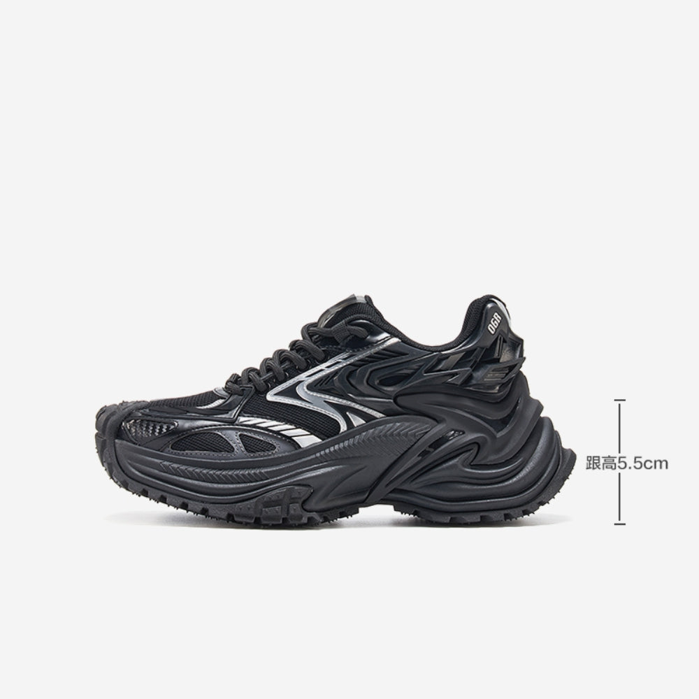 OGR rattlesnake jogging dad shoes black