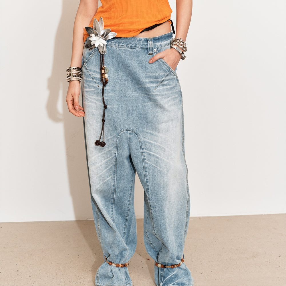 MEDIUM WELL Beaded Cuff Jeans