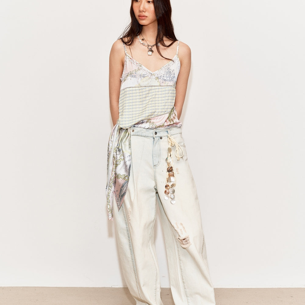 MEDIUM WELL Patchwork Print Camisole