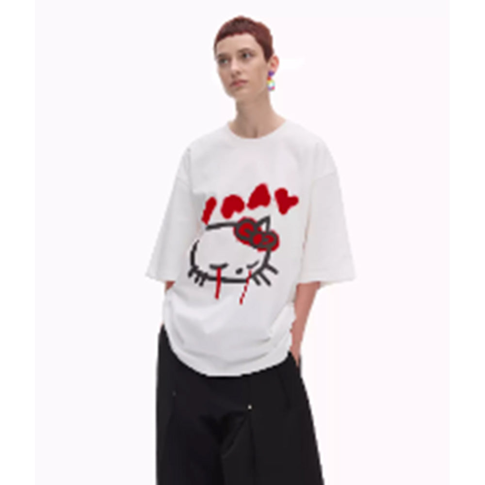 ANTERIORLOVED Hello Kitty Print T-shirt