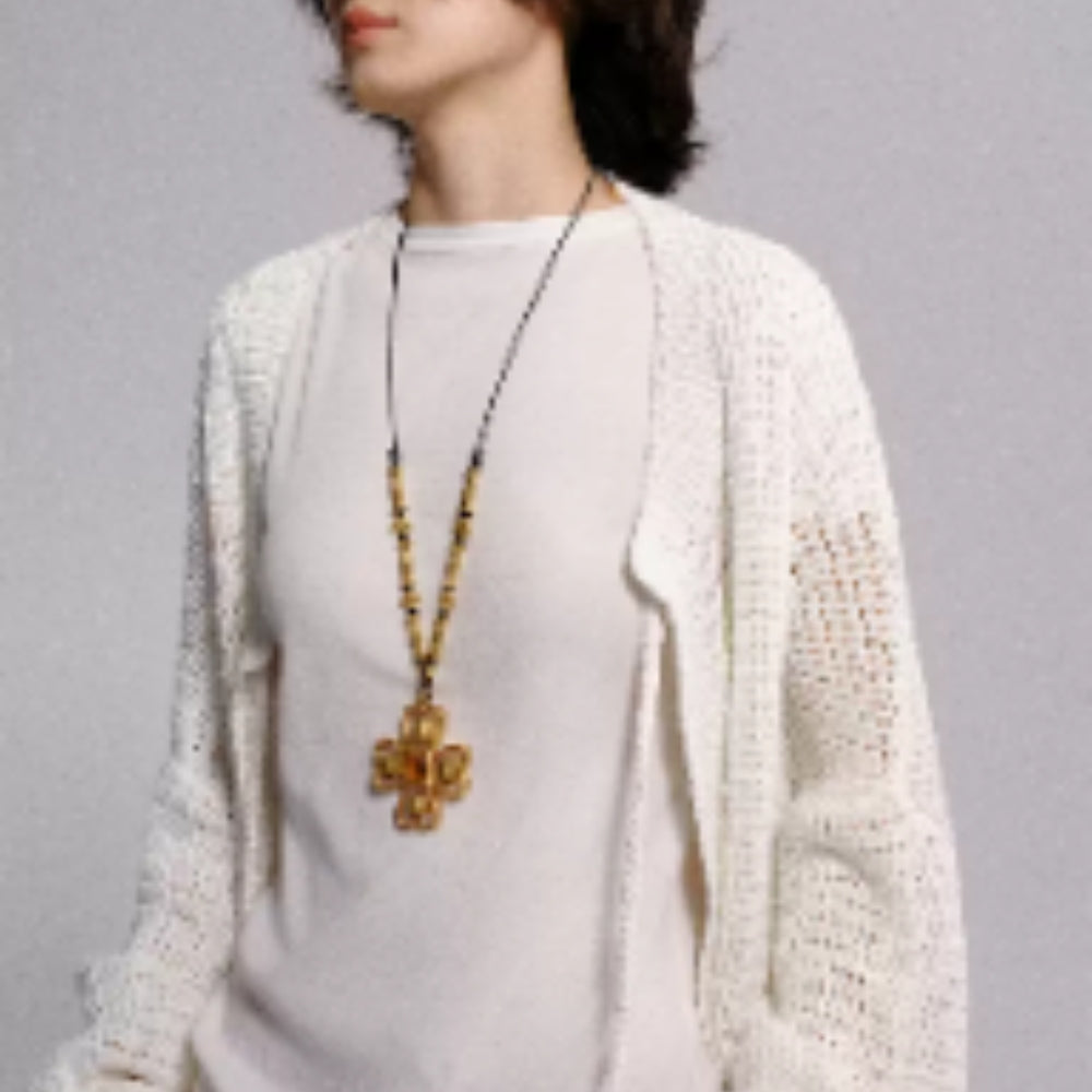 tokokkino Triple Bow Necklace