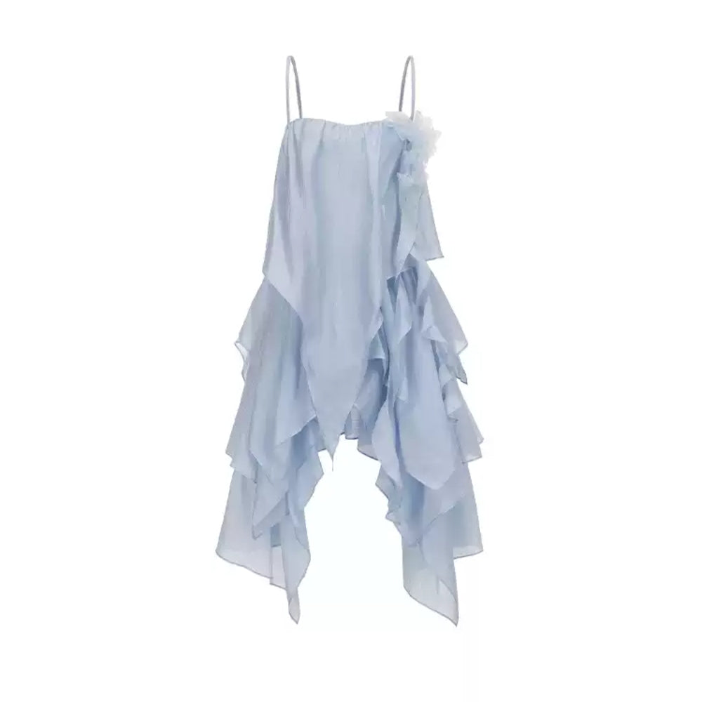 ARTE PURA Blue Floral Dress