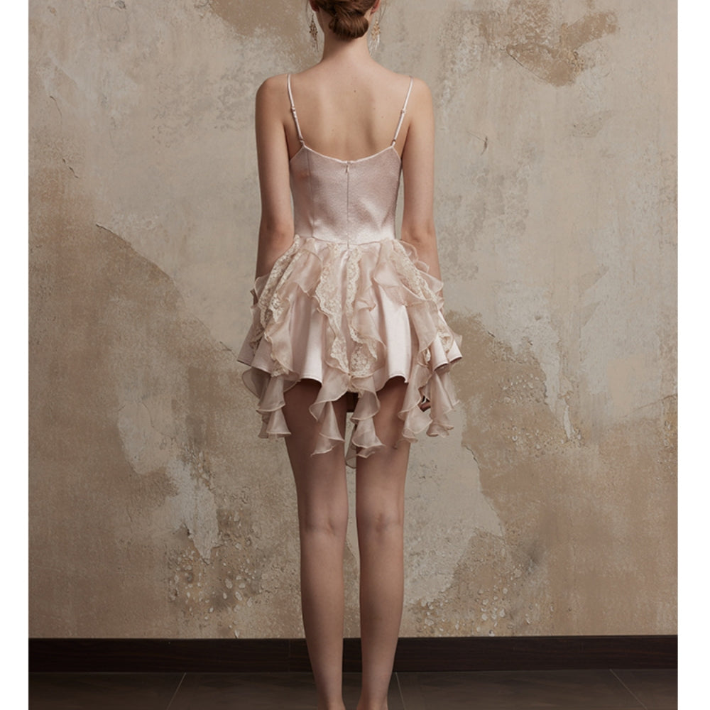 FA SOGNO Rose V-Neck Dress