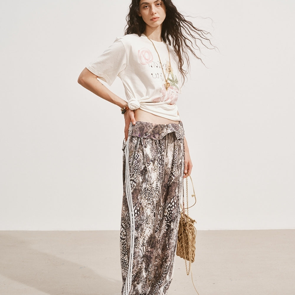 MEDIUM WELL Mulberry Silk and Cotton T-shirt