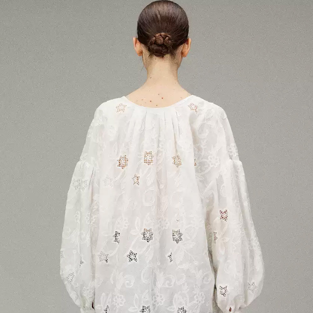LACERTA Fringed Boho Shirt