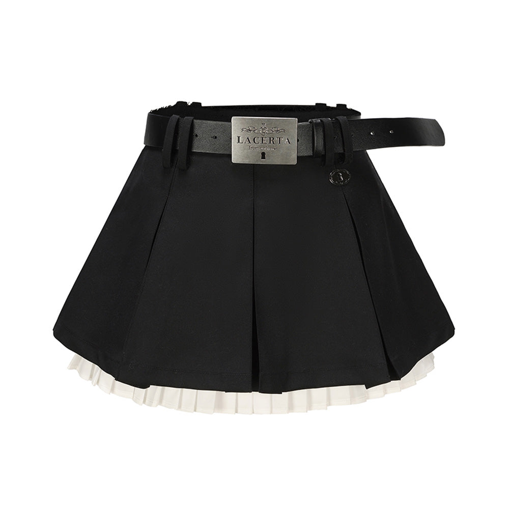 LACERTA White Trim Skirt