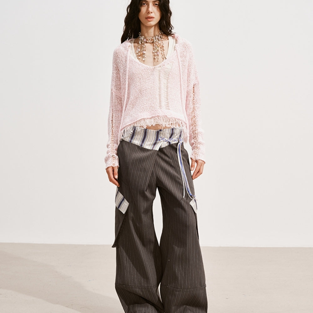 MEDIUM WELL Striped Cargo Pants