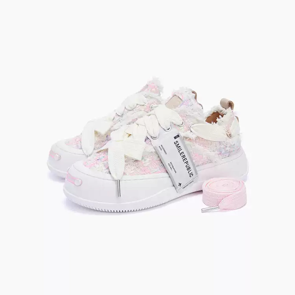 SMILEREPULIC open smile platform shoes blue