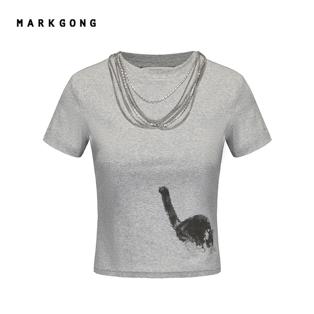 MARKGONG Fitted Cat Tee