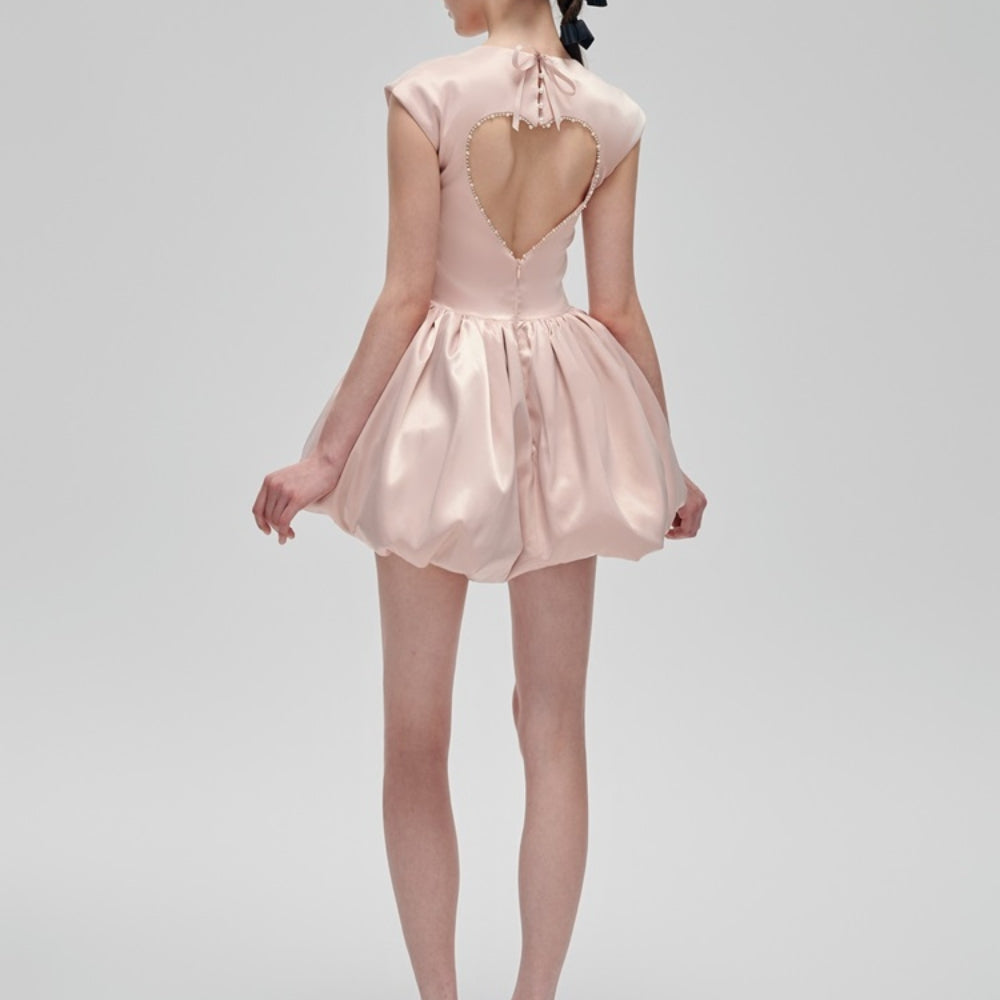FA SOGNO Pink Backless Dress