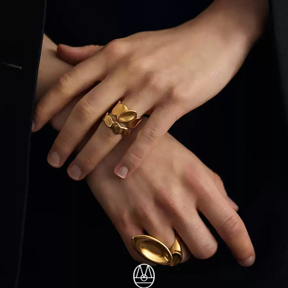 MONSECRET Minimalist Ring
